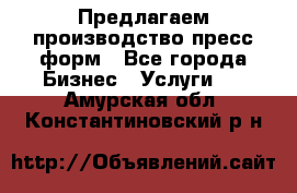 Предлагаем производство пресс-форм - Все города Бизнес » Услуги   . Амурская обл.,Константиновский р-н